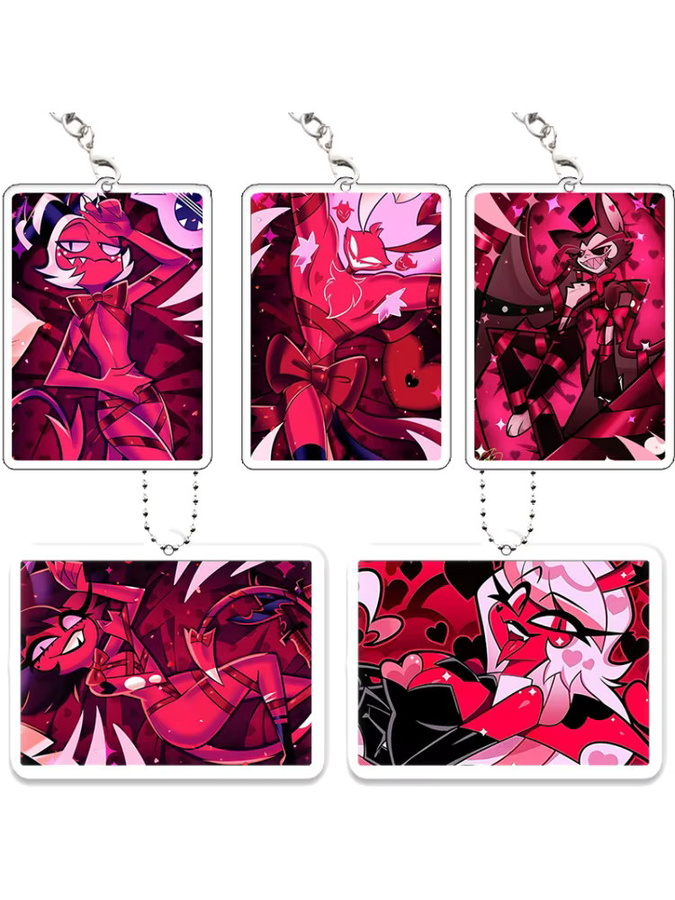 Keeppley Acryl-Schlüsselanhänger Anime Cartoon Asmodeus, Unisex - Bild 3