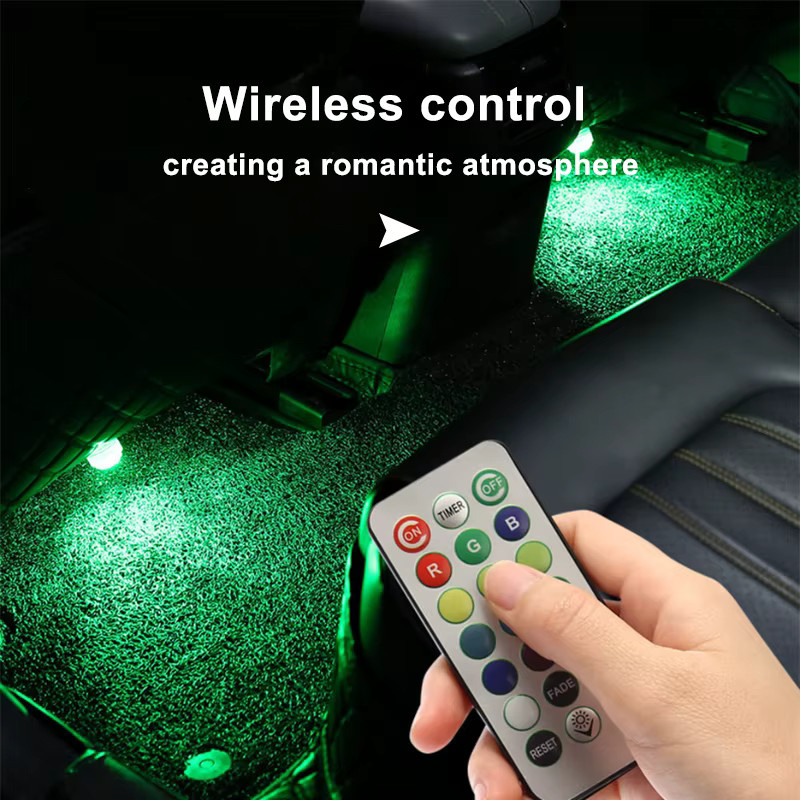 BLALION RGB LED Auto Innenbeleuchtung mit Fernbedienung zur atmosphärischen Dekoration - Bild 3