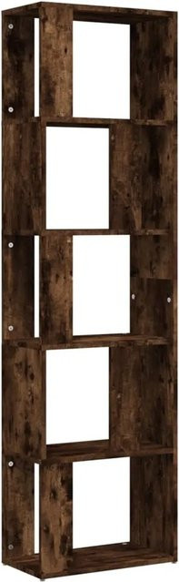 vidaXL Bücherregal Räuchereiche in Braun aus Holzwerkstoff, B/T/H: 45 x 24 x 160 cm - Bild 1
