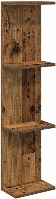 vidaXL Wandregal aus Altholz in Braun, Modernes Wandregal mit Rückwand, B/T/H: 22 x 15 x 100 cm - Bild 1
