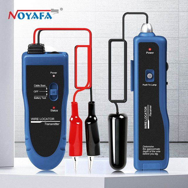 Noyafa NF-816L Kabeltester und Kabeltracker zur Leitungsverfolgung in Blau - Bild 1