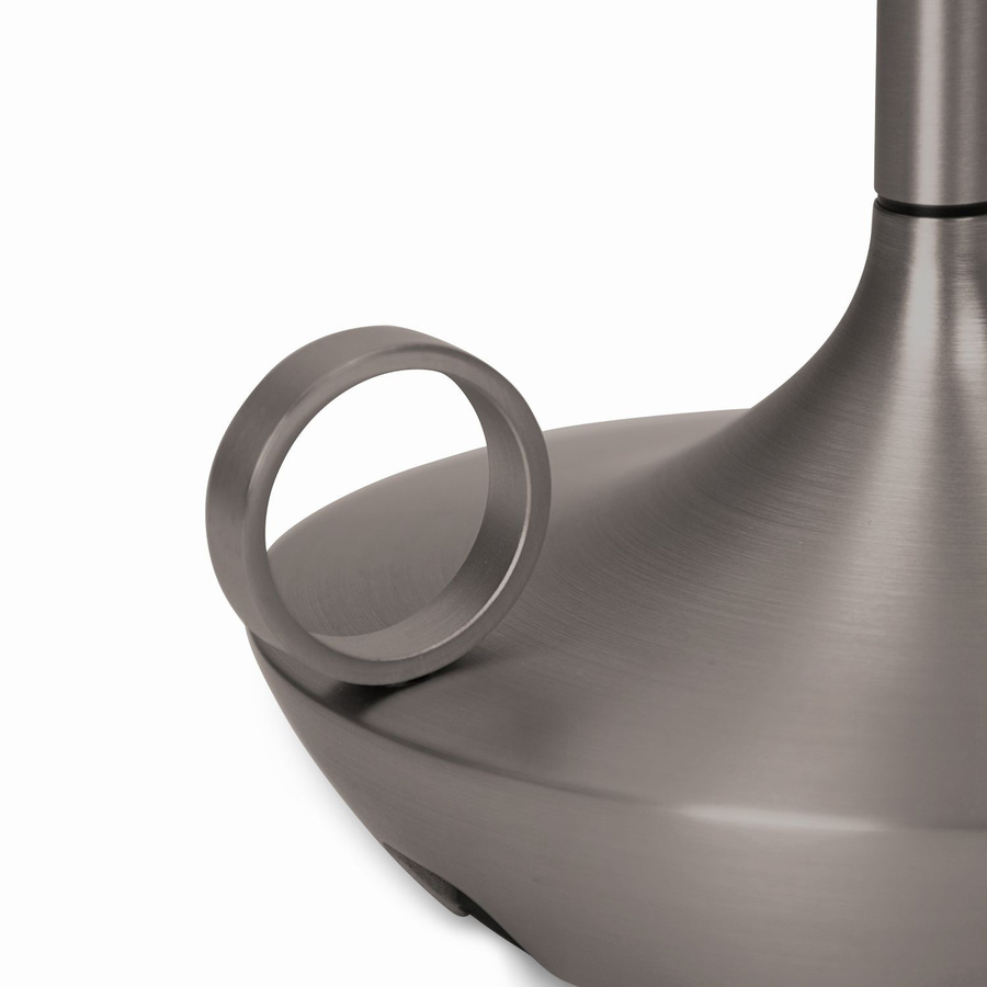 Graypants Wick LED Akku Tischleuchte in Silber, Höhe: 26 cm - Bild 2