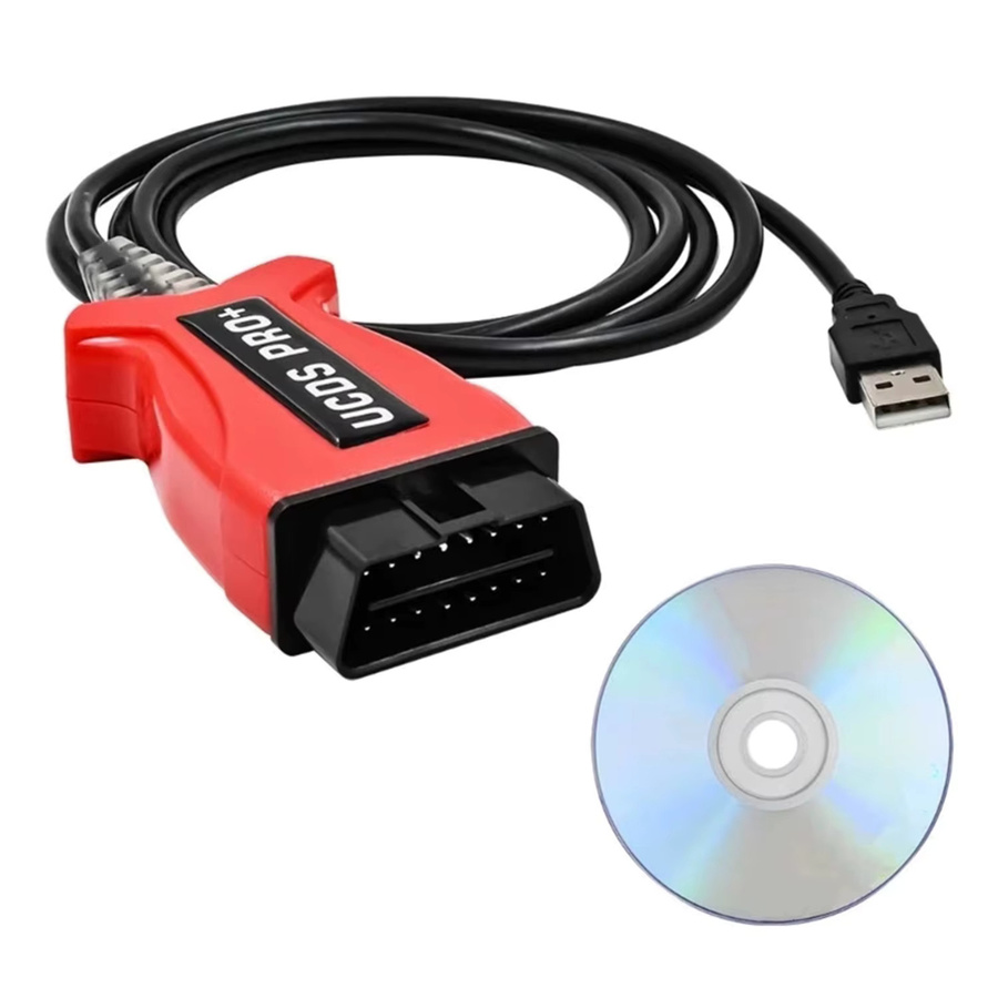 UCDS Pro+ Auto-OBD2-Scannerkabel-Adapter für Ford mit 35 Token Software Version 1.27.001 in Rot - Bild 5