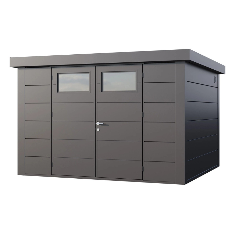 Telluria Gerätehaus Classico in Silber, B/H/T: 348 x 219 x 318 cm - Bild 2
