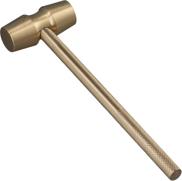 Richterhammer aus Messing in Gold für Gericht, Anwalt oder Auktionen - Bild 1