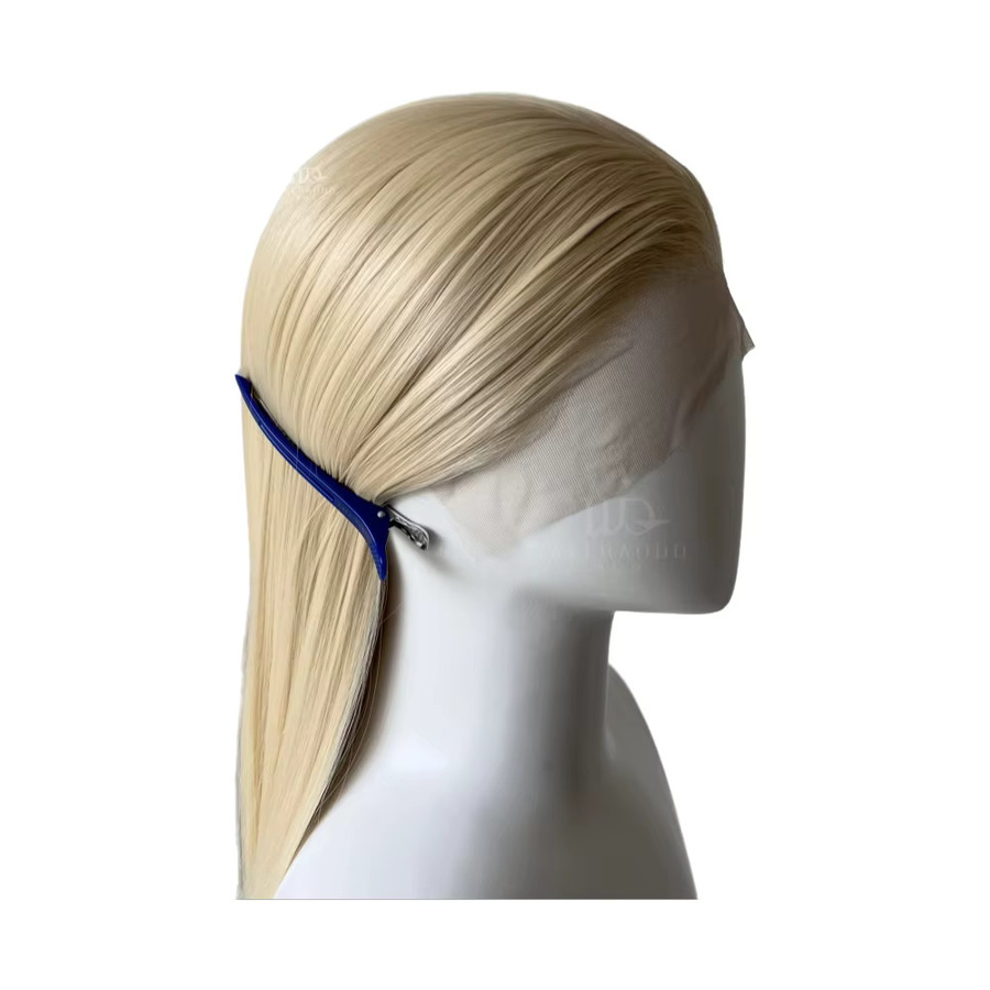 WEERAODD Blonde Lace Front Perücke, 26 Zoll, Lange Gerade, Synthetisch, Damen - Bild 3