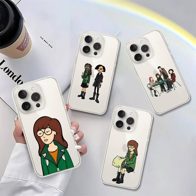 D-DARIA M-MORGENDORFFER Luxuriöse Handyhülle in Transparent für iPhone 11 bis iPhone 17 Pro Max Modelle mit weichem Stoßstangen-Schutz - Bild 1