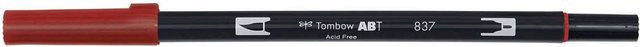 Tombow ABT Dual Brush Pen in Wine Red 837 - Bild 1