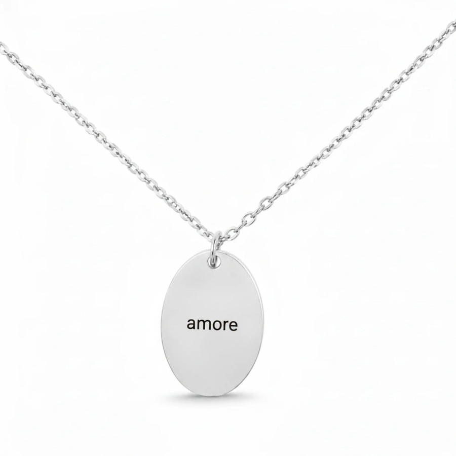 Heidemann Schmuck Kette Silber, mit Gravur, Damen - Bild 1