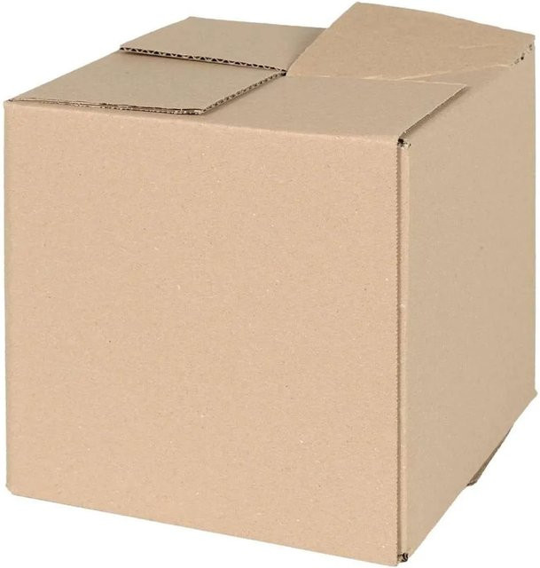 50er Set vidaXL Faltboxen aus Karton in Natur, B/T/H: 20 x 20 x 20 cm - Bild 1