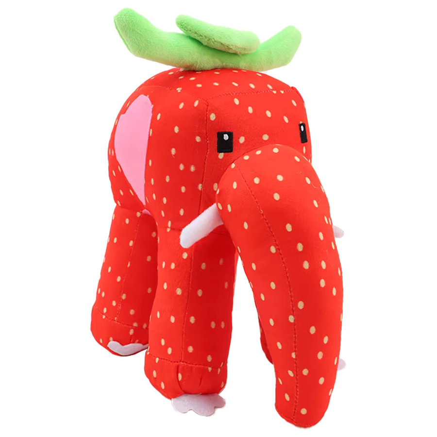 STEAL A BRAINROT Erdbeer-Elefant-Plüschtier, Rosa Pink Rot - Bild 2