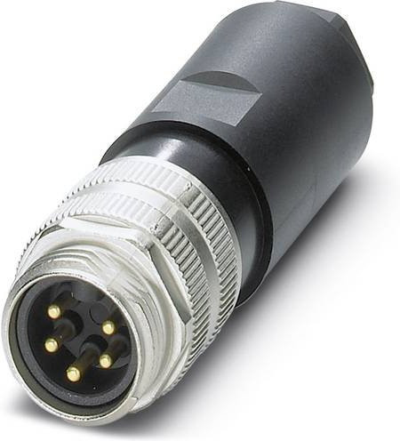 Phoenix Contact 1456226 Sensor-Aktor-Steckverbinder unkonfektioniert 7/8 Stecker gerade 5-polig in Schwarz - Bild 1