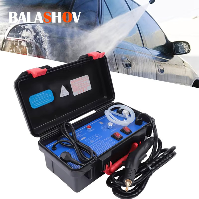 BALASHOV Handheld Dampfreiniger in Blau mit 2500 W Leistung für Küche, Klimaanlage und Auto - Bild 7