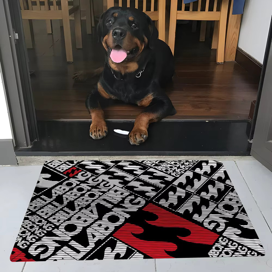 Laumango Billabongs Raummatte mit abstraktem Design, rutschfest und mehrfarbig, rechteckig - Bild 6