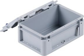 Kappes Verschlussdeckel mit Scharnier grau B/B/H: 30 x 20 x 7 cm - Bild 1
