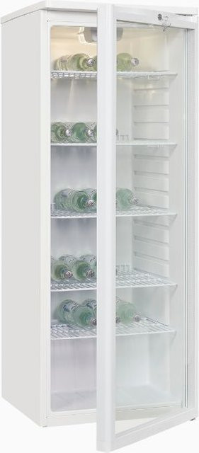 Exquisit Glastürkühlschrank GKS260-GT-090F in Weiss - Bild 1