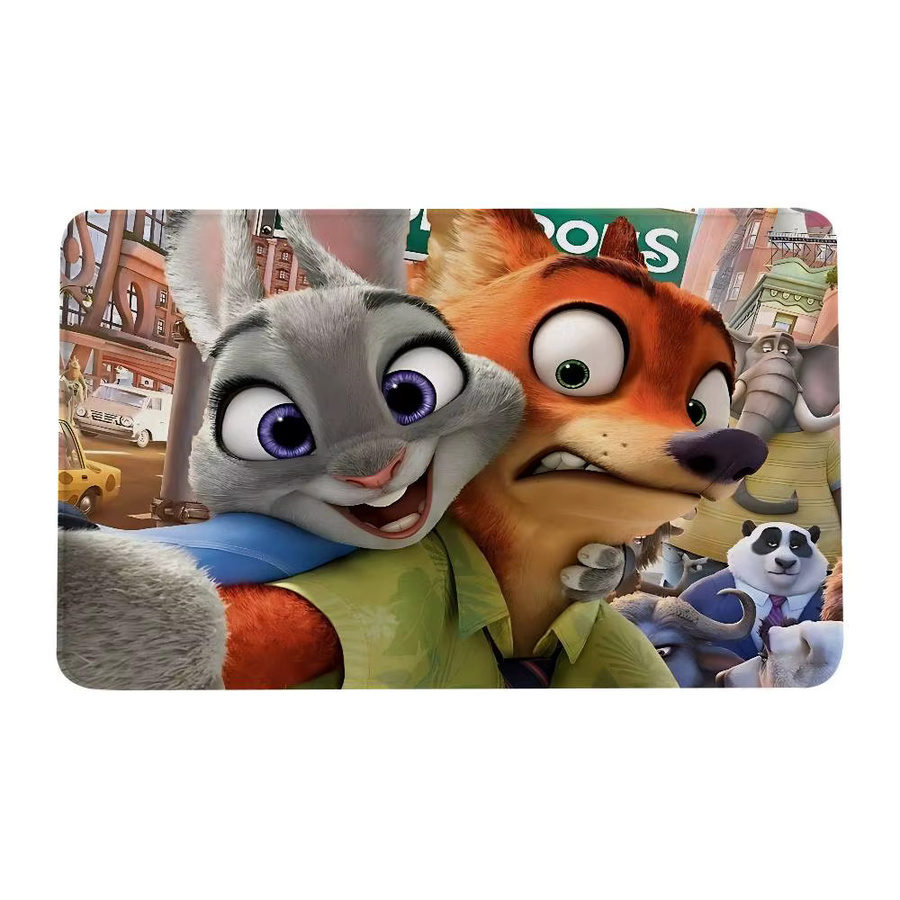 Zootopia Cartoon Bodenmatte für Wohnzimmer und Schlafzimmer, Mehrfarbig, B/T: 60 x 40 cm - Bild 6