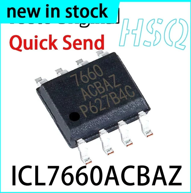 ICL7660ACBAZ Schaltregler-Chip SOP8 in Schwarz - Bild 1