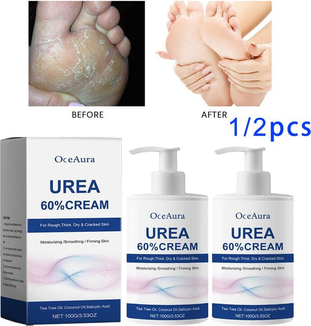 eelhoe Urea Creme, 60% Harnsäure, für Füße, Unisex - Bild 1