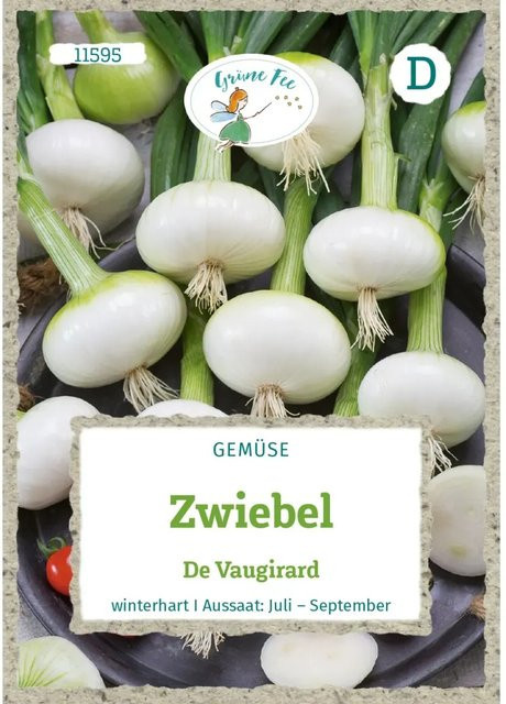 Grüne Fee Zwiebel De Vaugirard Saatgut für den Freilandanbau - Bild 1