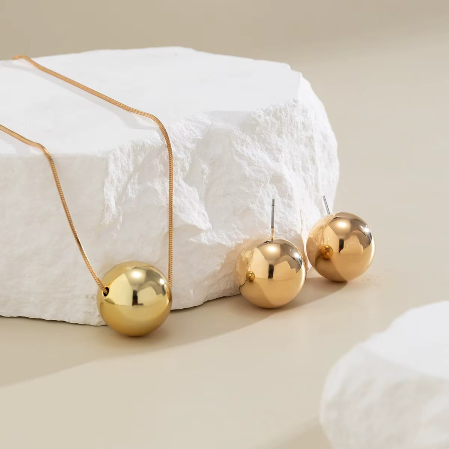 Ingemark Schmuck-Set, Halskette, Ohrringe, Gold, Vintage, Damen - Bild 3