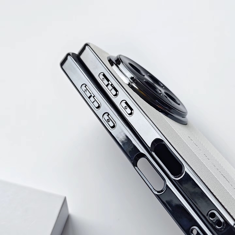 Luxus Lederhülle für Honor Magic 8 Pro mit Kamera-Schutz und stoßfester Textur in Schwarz oder Weiß - Bild 1