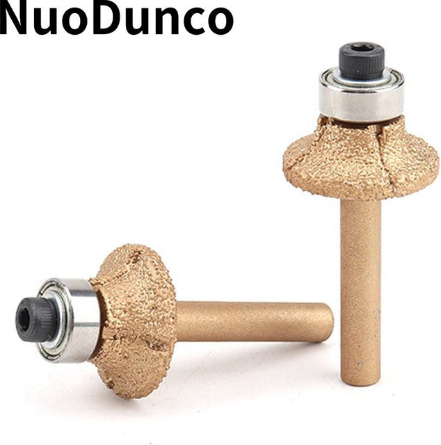 NuoDunco Gelöteter Diamantfräser für Steinbesatz in Gold zur Gravur von Granit und Marmor - Bild 1