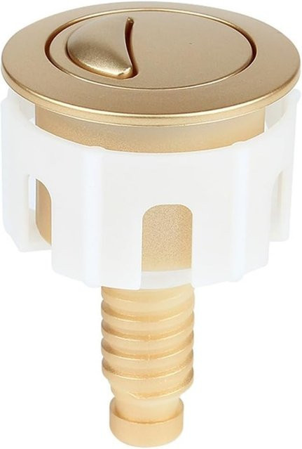 Vergoldeter Ersatz-Druckknopf für den Toilettenspülkasten in Gold, poliert - Bild 1