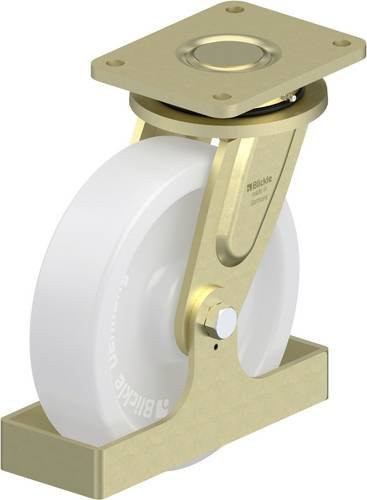 Blickle Schwerlast-Lenkrolle LS-SPO 250G-FS in Weiß und Multicolour mit Rad-Durchmesser 250 mm und einer Tragfähigkeit von max. 2000 kg - Bild 1