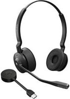 Jabra Engage 55 SE Stereo Link400c MS On-Ear Headset mit DECT und USB-C in Schwarz - Bild 1