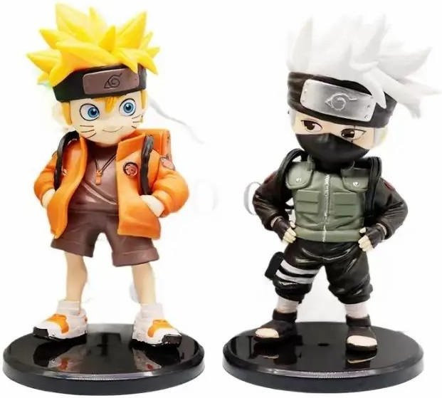 Yiran toy 1 Naruto Kakashi Uzumaki Q Edition Figur, Puppe mit Sockel, ab 14 Jahren - Bild 1