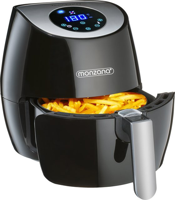 Monzana Heißluftfritteuse 9in1 in Schwarz mit Touch-Display und 3,6 l Volumen - Bild 1