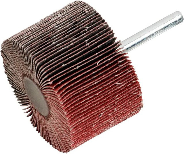 LUX-TOOLS Lamellenschleifer für Metall, K120, Braun - Bild 1