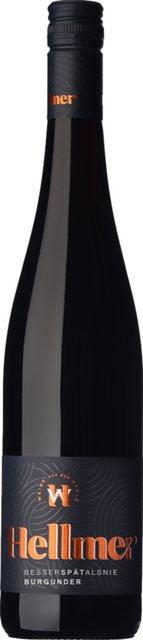 Hellmer BesserSpätalsnieBurgunder, Pinot Noir, trocken, Rotwein, 2023, 0,75 l - Bild 1