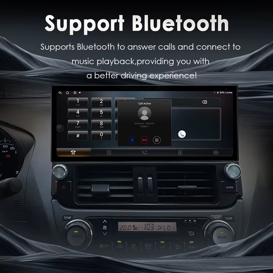 QiumianNavi Android 16 Auto-Multimedia-Player für BMW 5er Serie E39 (1999 - 2005) mit kabellosem CarPlay, GPS, DSP Stereo und QLED Display in Schwarz - Bild 3