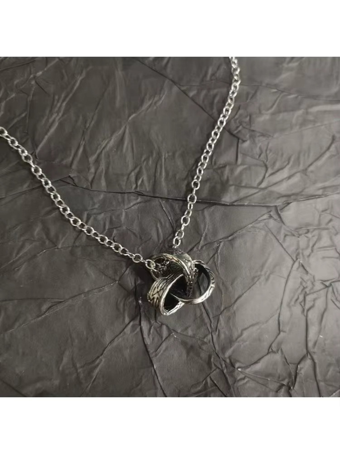 Bandai Halskette mit Anhänger, Silber, Unisex - Bild 5
