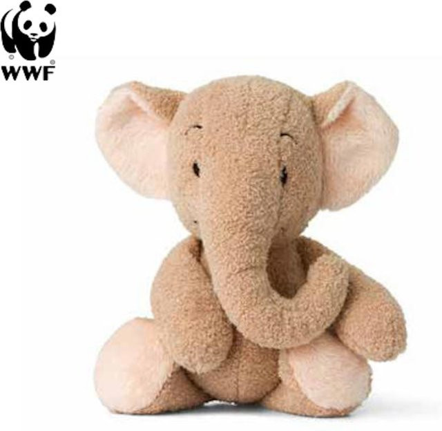 WWF Cub Club Ebu der Elefant, Kuscheltier, beige, mit Knisterohren - Bild 1