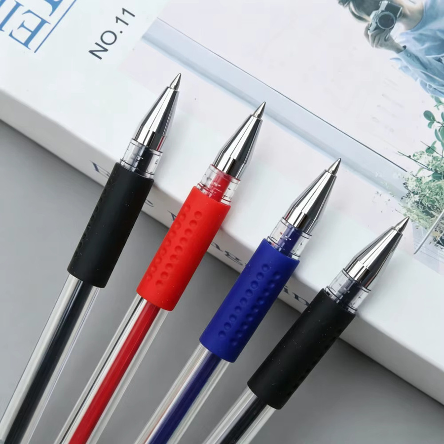 M&G Gelstift-Set mit 0,5 mm feiner Spitze in Schwarz, Rot und Blau, nachfüllbare Tintenstifte für Schule und Büro - Bild 2
