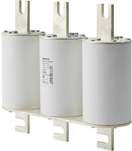 Siemens Sicherungseinsatz 3NB23664KK17, Größe 3 x 3L, 2400A, Weiß - Bild 1
