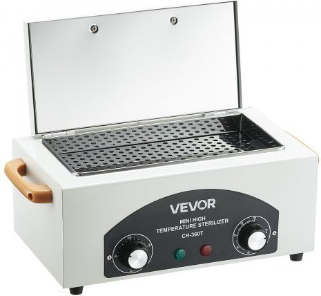 VEVOR Hochtemperatur-Autoklav 2 L, 300 W Sterilisatorbox mit einstellbarer Temperatur und Zeit für Labor, Zuhause sowie Nagelstudios - Bild 1