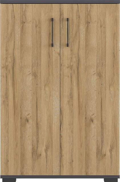 Germania Aktenschrank GW-Profi 2.0 in Grandson-Eiche-Nb. und Graphit, B/H/T: 80 x 123 x 40 cm - Bild 1