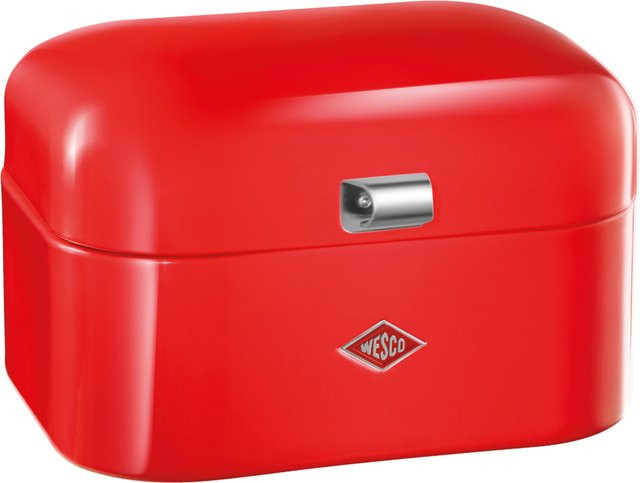 Brotkasten WESCO SINGLE GRANDY in Rot aus Metall, B/T/H: 27,4 x 17,5 x 26,8 cm - Bild 1