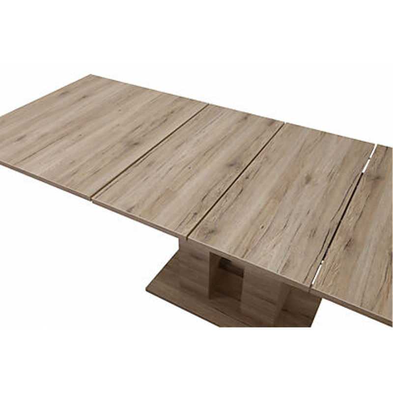 Esstisch Hela ausziehbar in Eiche San-Remo Nachbildung, modern und rechteckig, B/H/T: 220 x 90 x 76 cm - Bild 3