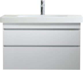 Duravit Waschtischunterschrank DuraStyle in Weiß, wandhängend, B: 93 cm, T: 44,8 cm, H: 61 cm - Bild 1