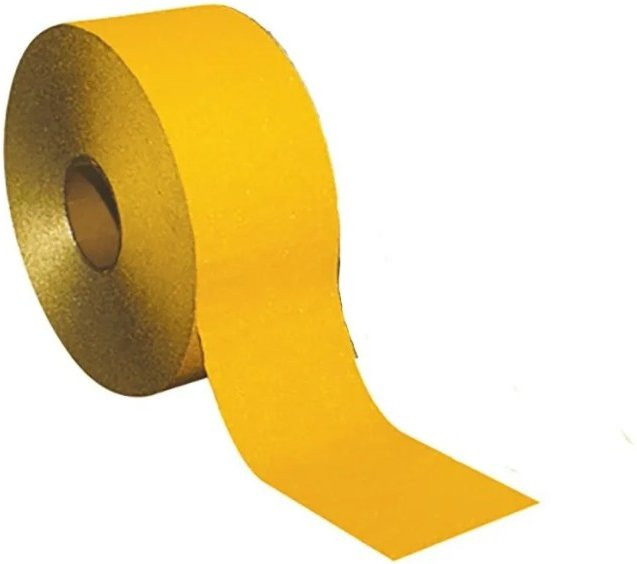 Schake Markierungsfolie Barrier Tape in Gelb, Rolle mit 100 m Länge, Breite: 12 cm - Bild 1