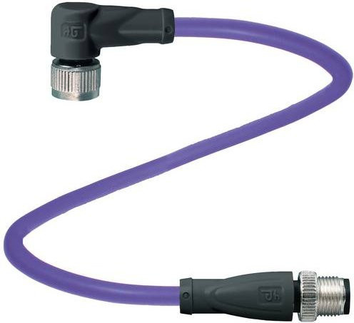 Pepperl+Fuchs 70137144 Sensor-Aktor-Steckverbinder konfektioniert mit 5 Polen und einer Länge von 1 m in Lila - Bild 1
