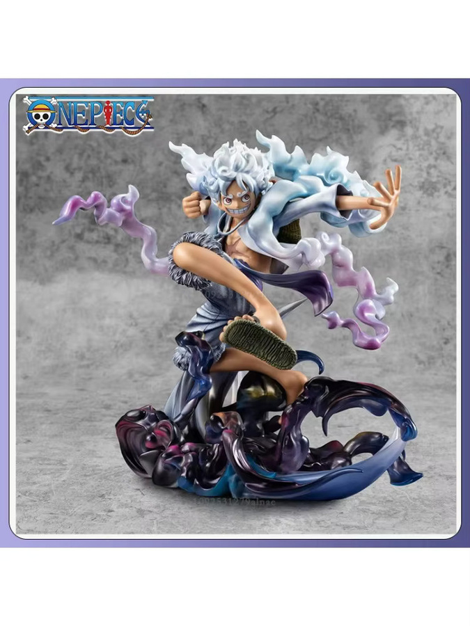 Bandai One Piece Luffy Gear 5 Ruffy Action Figur, PVC, Einzelfigur - Bild 3