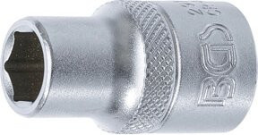 BGS Steckschlüssel-Einsatz Sechskant in Silber, Antrieb Innenvierkant 12,5 mm (1/2"), Schlüsselweite 11 mm - Bild 1