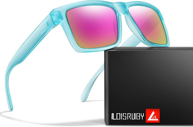 LOISRUBY Sonnenbrille, quadratisch, Vollrand, Kunststoff, multicolor, Unisex - Bild 1