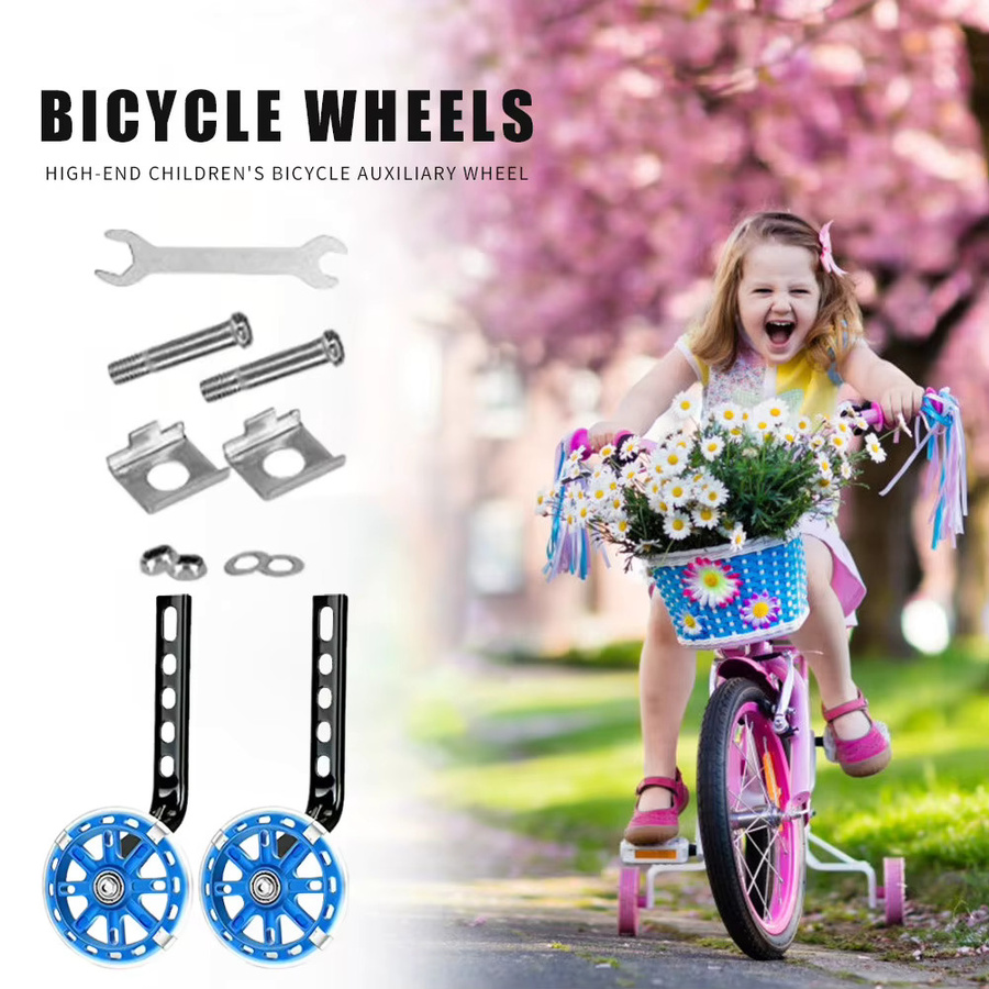 MOJOYCE Kinderfahrrad Stützräder Montage-Set für Mädchenfahrräder - Bild 2